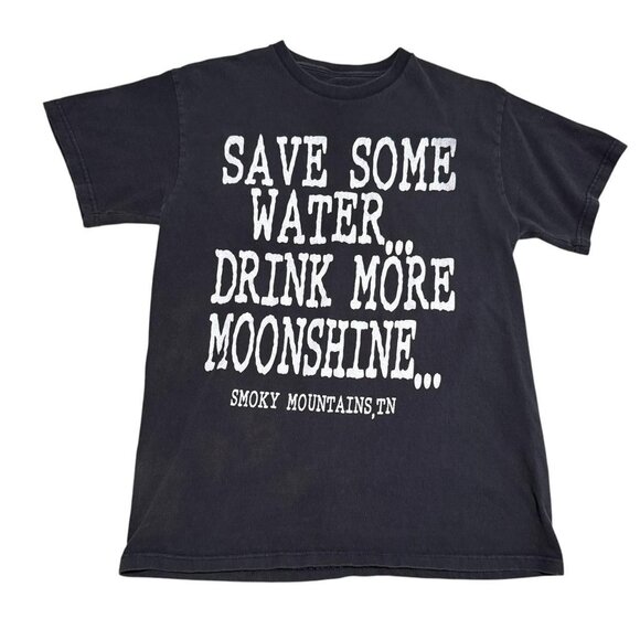 Save Water Drink Moonshine Smoky Mountains Tennessee Shirt Adult Medium‎ - Picture 1 of 4